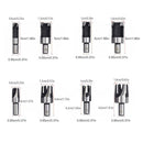 8 PCS Wood Plug Hole Cutter Dowel Maker Cutting Tools Shank Drill Bits With Box
