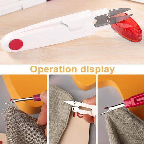 7PCS Seam Ripper and Thread Snips Set for Sewing Stitch Removal and Craft Cutting