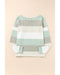 Azura Exchange Ribbed Color Block Long Sleeve Top with Pocket - M