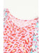 Azura Exchange Animal Floral Mix Print Cape Top - L