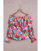 Azura Exchange Floral Print Off Shoulder Blouse - L