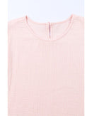 Azura Exchange Tiered Ruffled Short Sleeve Blouse - S