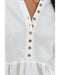 Azura Exchange Waffle Knit Half Button Henley Top