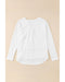 Azura Exchange Waffle Knit Half Button Henley Top