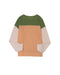 Azura Exchange Color Block Ribbed Long Sleeve Top - S
