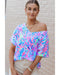 Azura Exchange Floral Print Oversized T-Shirt - L