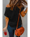 Azura Exchange Pocketed Tee with Side Slits - L