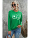 Azura Exchange Lucky Clover Print Graphic Sweatshirt - 2XL