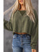 Azura Exchange Cropped Drop Shoulder Sweatshirt - L