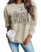 Azura Exchange Leopard Print Pullover Sweatshirt - XL