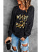 Azura Exchange Merry & Bright Print Sweatshirt - L