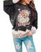 Azura Exchange Leopard Print Graphic Sweatshirt - M