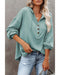 Azura Exchange High and Low Hem Hoodie with Buttoned Detail - S
