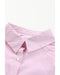 Azura Exchange Striped Boyfriend Shirt with Pocket - S