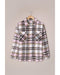 Azura Exchange Pink Geometric Plaid Print Pocketed Shacket - XL