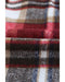 Azura Exchange Red Geometric Plaid Print Pocketed Shacket - M