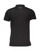Cavalli Class Men's Black Cotton Polo Shirt - XL