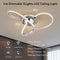 Irie Dimmable 3 Lights LED Ceiling Light - Chrome