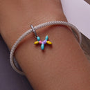 925 Sterling Silver Balloon Puppy Pendant For Bracelets & Necklaces
