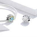 925 Sterling Silver Peacock Bead Bracelet & Necklace Set