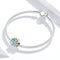 925 Sterling Silver Peacock Bead Bracelet & Necklace Set