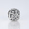 925 Sterling Silver Diamond Inlaid Bead Bracelet Accessory