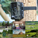 8Mp Waterproof Trail Camera With Night Vision And Wide Angle Lcd