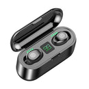 Wireless Bluetooth Headset with Touch Control and Charging Case - V5.0