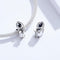 925 Sterling Silver Relief Number Series 0 9 Beads For Diy Bracelets And Necklaces Style - 9