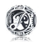 925 Sterling Silver 26 English Letter Beads For Diy Bracelets & Necklaces Style - J