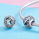 925 Sterling Silver 26 English Letter Beads For Diy Bracelets & Necklaces Style - J