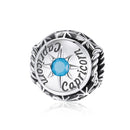 925 Sterling Silver Zodiac Zircon Bead Bracelet / Necklace Set Diy Capricorn Style - Capricorn