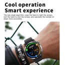 1.35 Inch Smart Watch Bluetooth Calls Health Monitoring 150+ Sports Black - Silver Bamboo