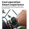1.35 Inch Smart Watch Bluetooth Calls Health Monitoring 150+ Sports Black - Silver Bamboo