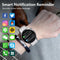 1.35 Inch Smart Watch Bluetooth Calls Health Monitoring 150+ Sports Black - Silver Bamboo