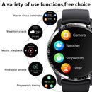 1.35 Inch Smart Watch Bluetooth Calls Health Monitoring 150+ Sports Black - Silver Bamboo