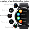 1.35 Inch Smart Watch Bluetooth Calls Health Monitoring 150+ Sports Black - Silver Bamboo
