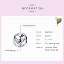 925 Sterling Silver Diy Zodiac Bracelet Beads Capricorn Style - Capricorn