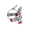 925 Sterling Silver Drummer Beads For Diy Bracelets & Necklaces