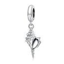 925 Sterling Silver Conch Pendant For Diy Bracelets & Necklaces