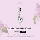 925 Sterling Silver Conch Pendant For Diy Bracelets & Necklaces
