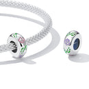 925 Sterling Silver Flower Doodle Beads For Diy Bracelets & Necklaces