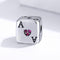 925 Sterling Silver Square Dice Beads For Diy Bracelets & Necklaces