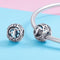 925 Sterling Silver Letter Beads For Diy Bracelets & Necklaces Style - T
