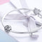 925 Sterling Silver Letter Beads For Diy Bracelets & Necklaces Style - T