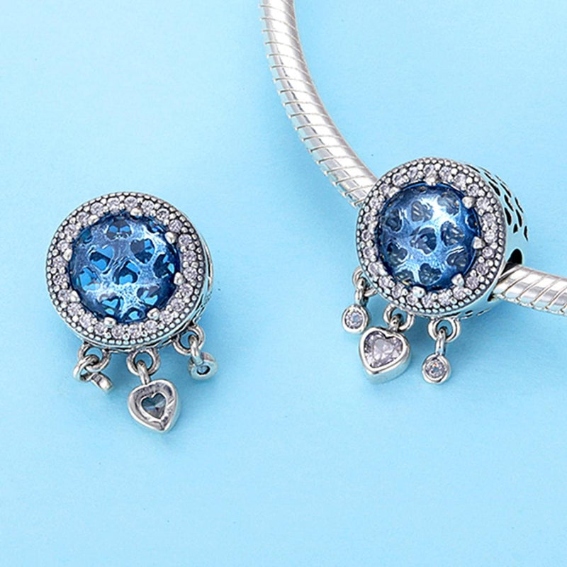 925 Sterling Silver Blue Beaded Bracelet Kit Pure Accessories