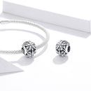 925 Sterling Silver Snowflake Beads For Diy Bracelets & Necklaces
