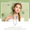 925 Sterling Silver Simple Diamond Beaded Bracelet Safety Chain