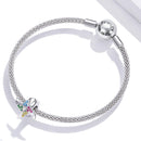 925 Sterling Silver Colorful Windmill Beads For Diy Bracelets & Necklaces
