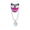 925 Sterling Silver Adorable Hot Air Balloon Bracelet Charm